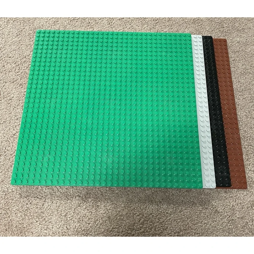 4 LEGO Compatible Heavy Duty Base Plates 10